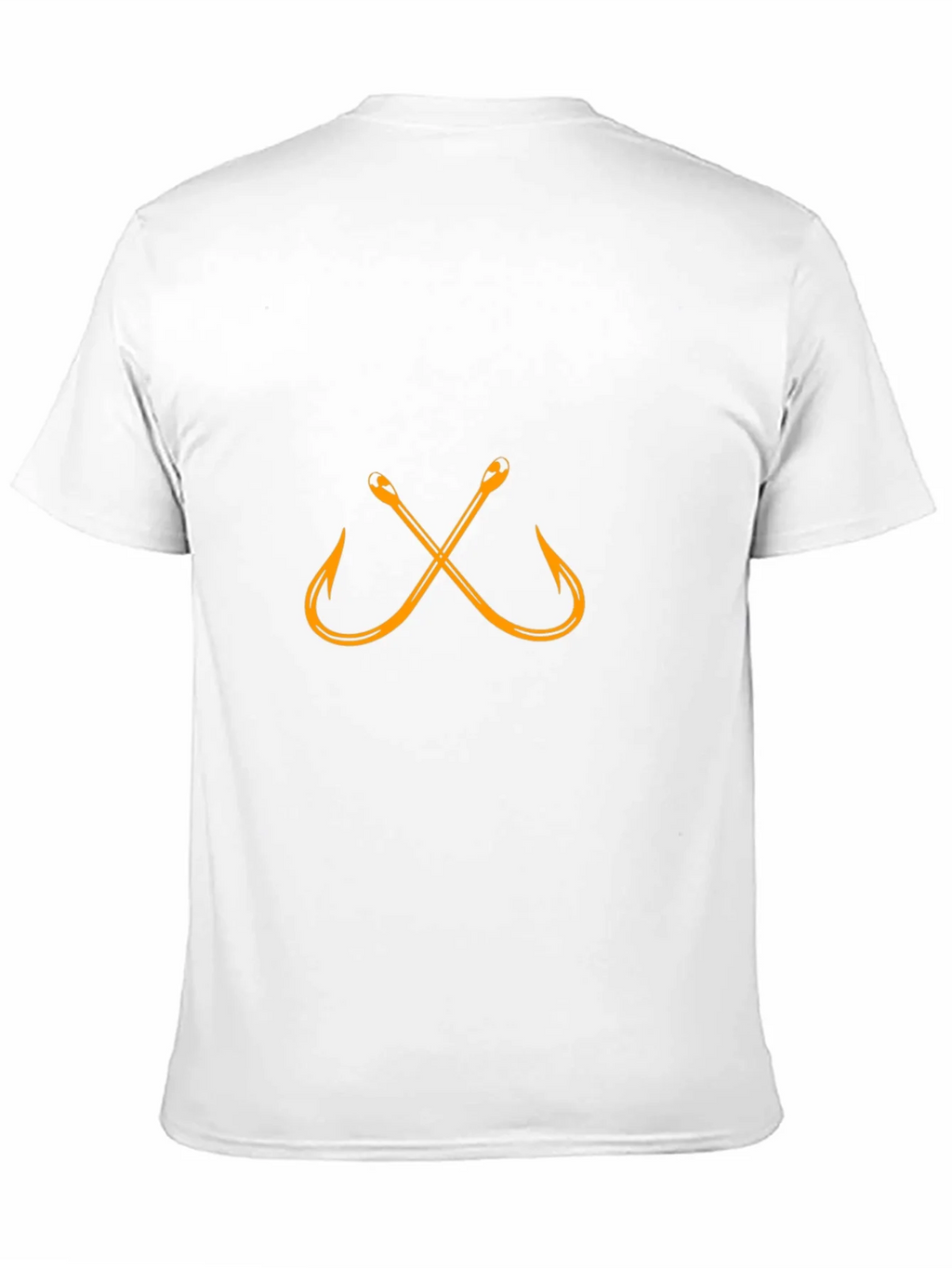 Fishing Hook Graphic T-Shirt - Black Cotton Tee product image 10