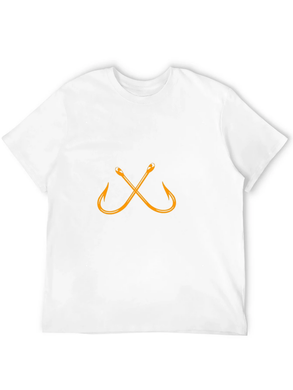 Fishing Hook Graphic T-Shirt - Black Cotton Tee product image 11