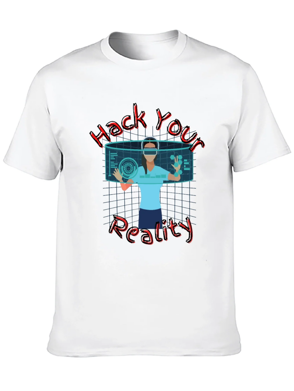 Hack Your Reality Graphic Tee - Black product image 9