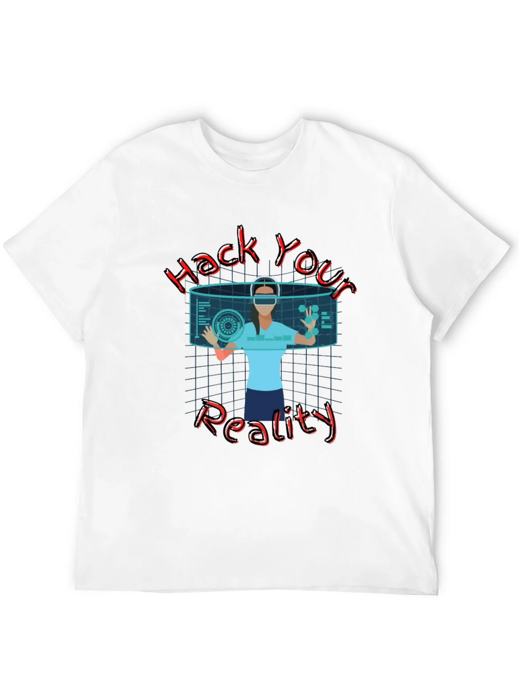 Hack Your Reality Graphic Tee - Black product image 11
