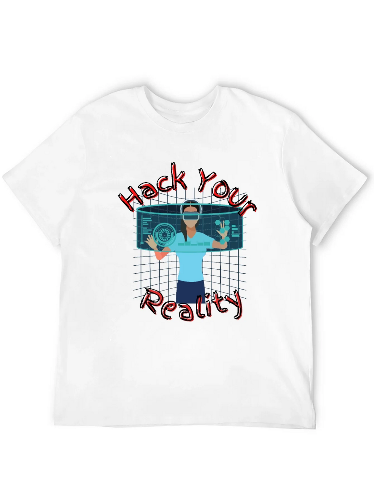 Hack Your Reality Graphic Tee - Black product image 11