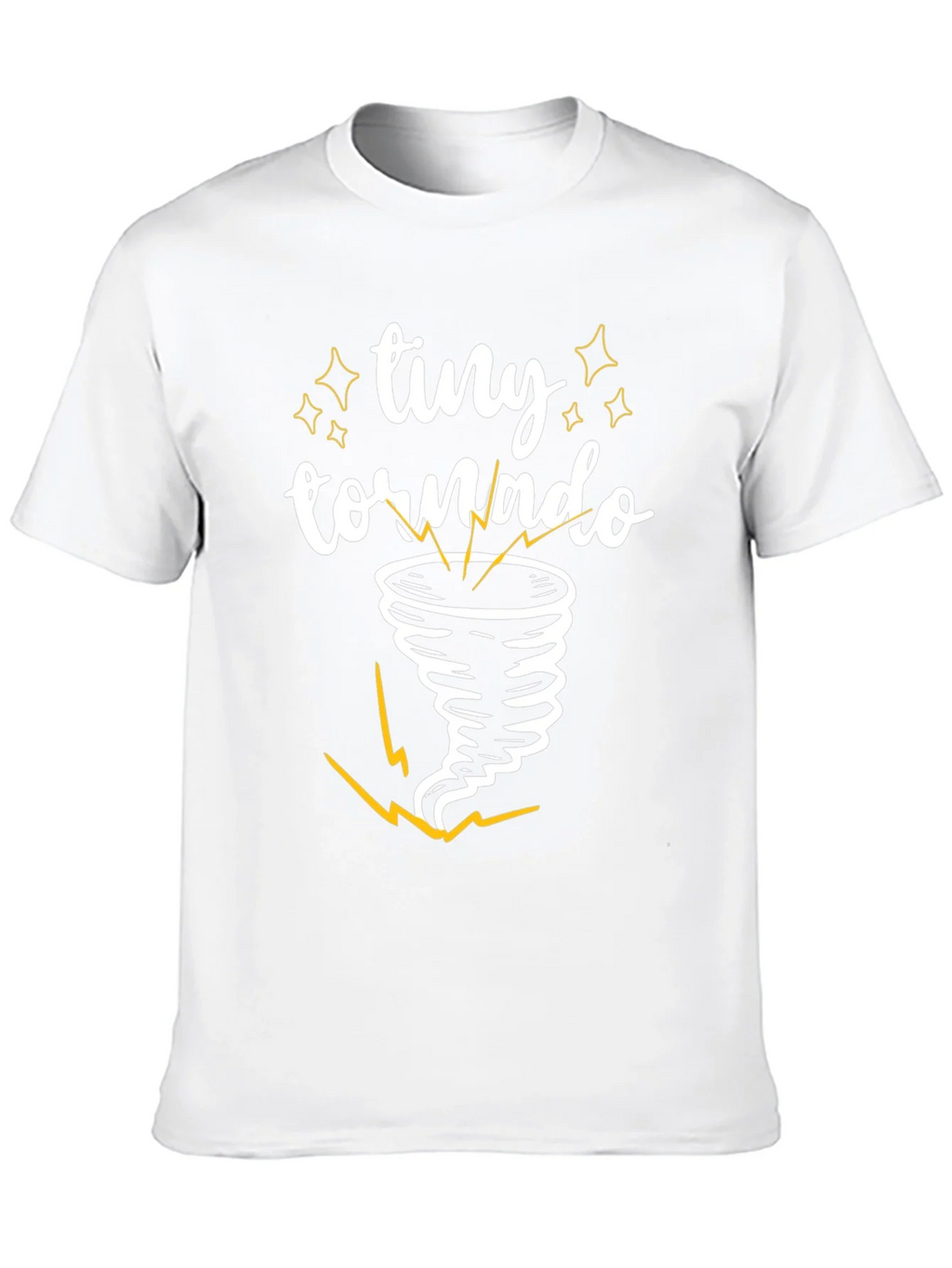 Tiny Tornado Graphic Tee - Black Cotton T-Shirt product image 4