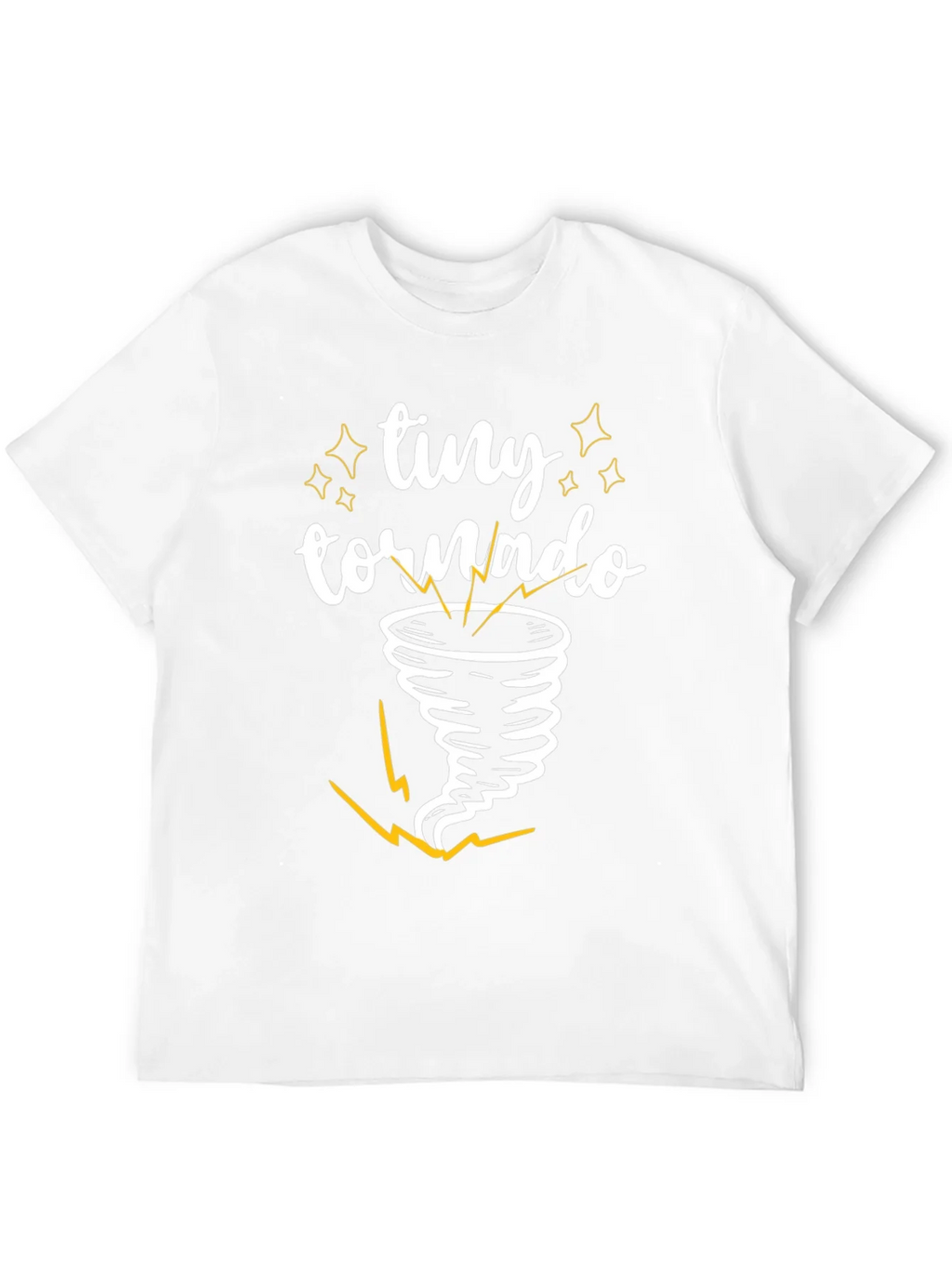 Tiny Tornado Graphic Tee - Black Cotton T-Shirt product image 6