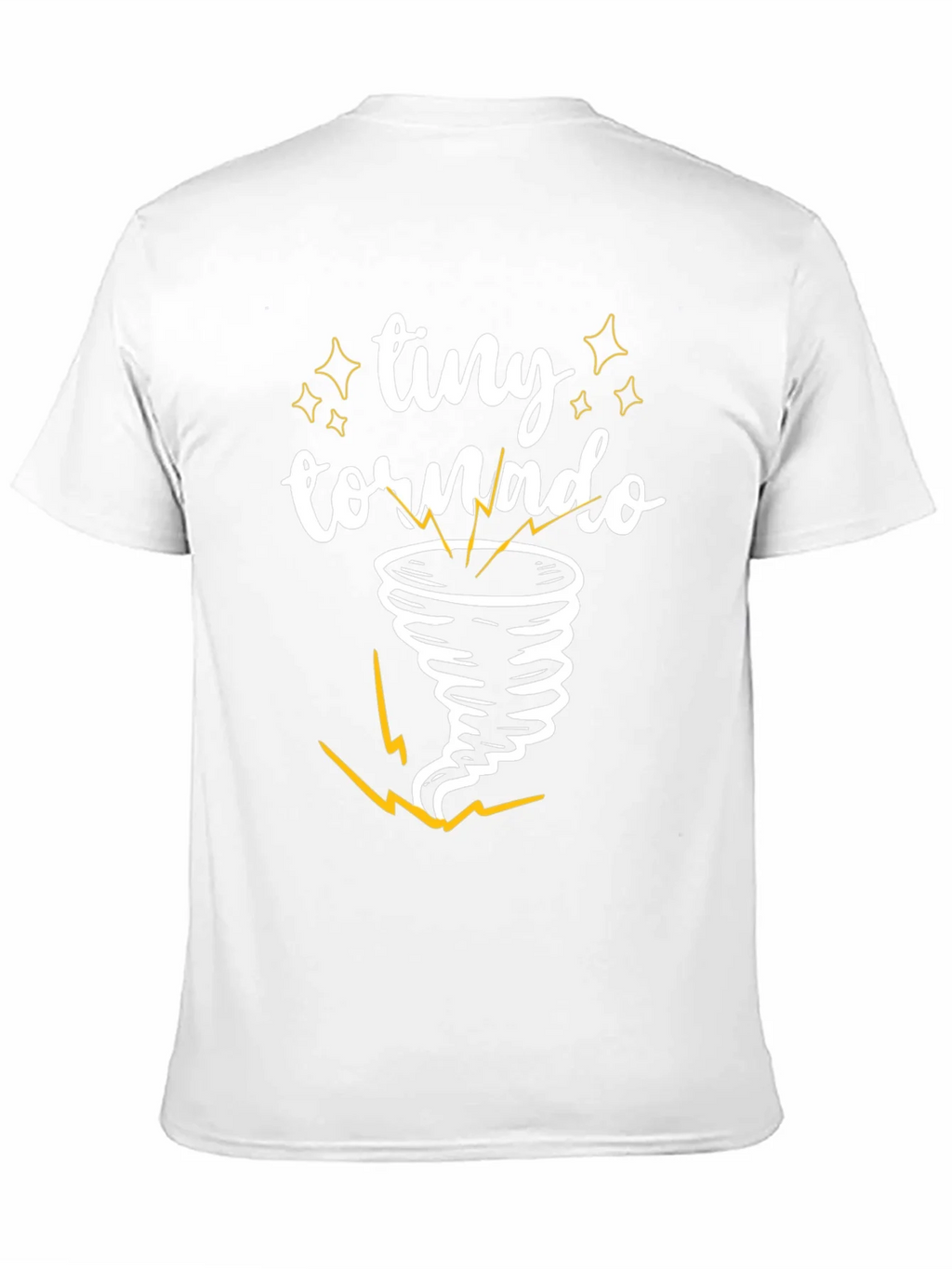 Tiny Tornado Graphic Tee - Black Cotton T-Shirt product image 5