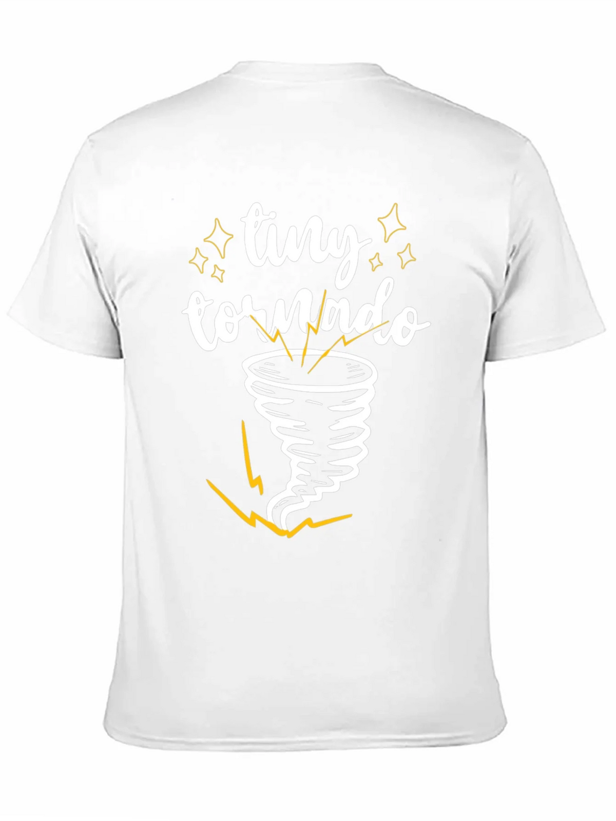 Tiny Tornado Graphic Tee - Black Cotton T-Shirt product image 5