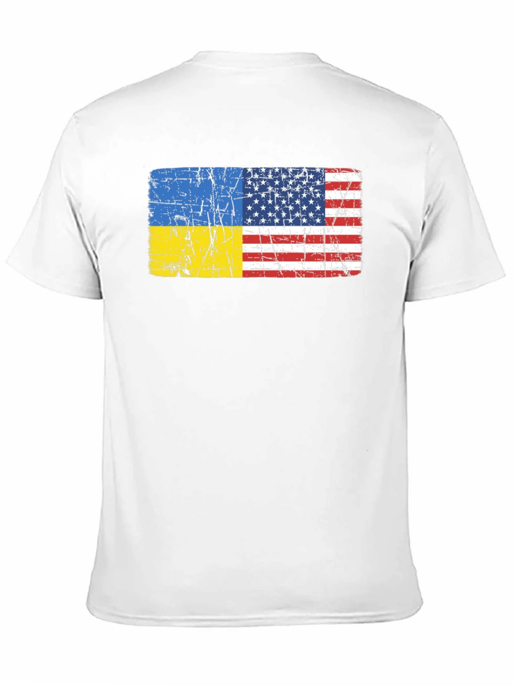 Ukraine USA Flag Graphic Tee product image 10