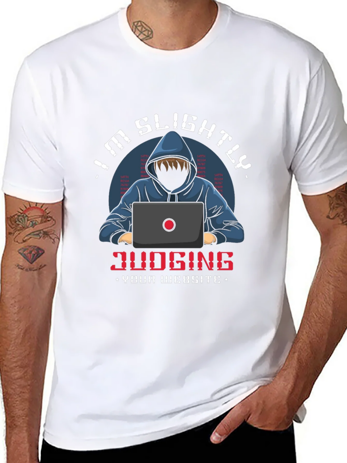 Im Slightly Judging Your Website T-Shirt product image 7