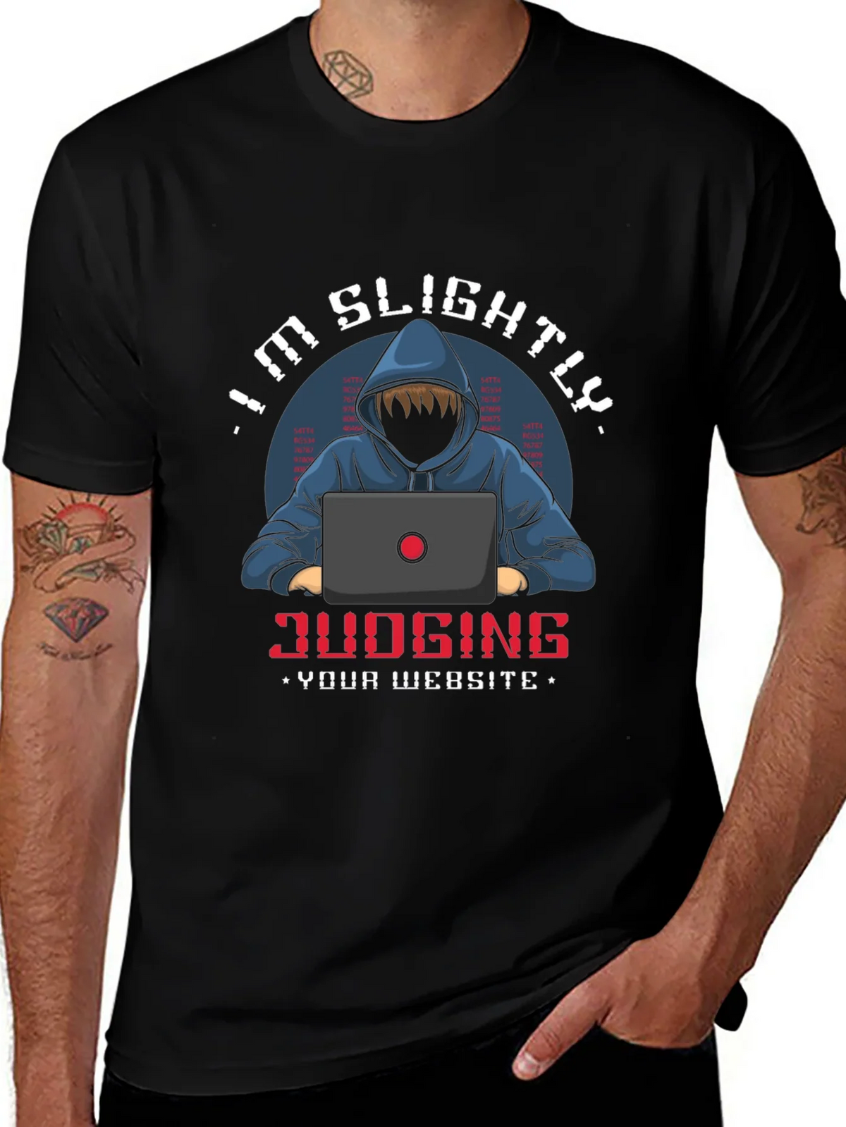 Im Slightly Judging Your Website T-Shirt product image 1