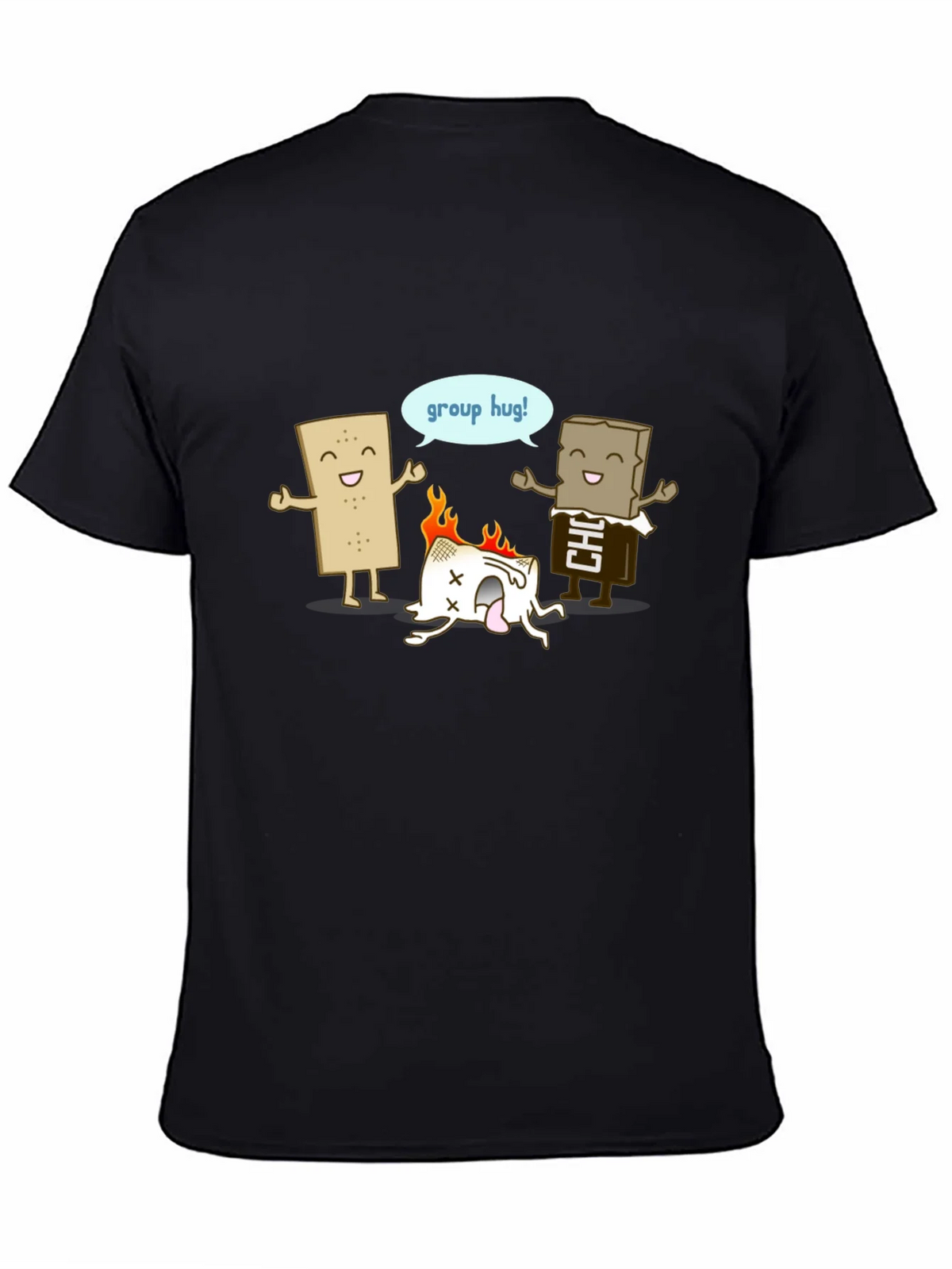 Funny Smores Group Hug Graphic Tee product image 2