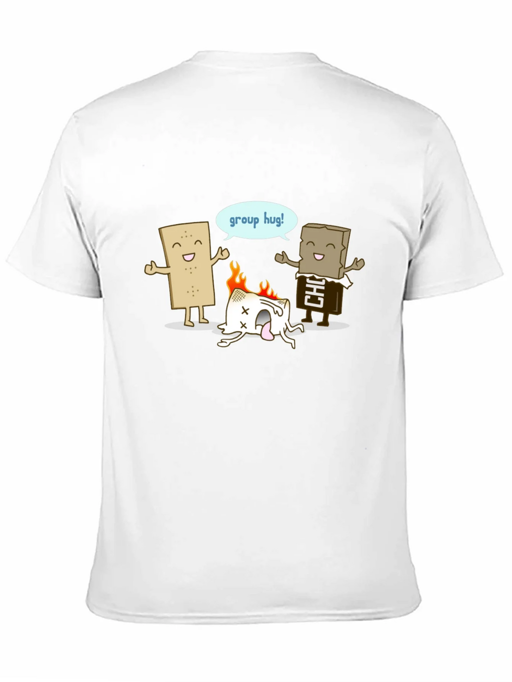 Funny Smores Group Hug Graphic Tee product image 8