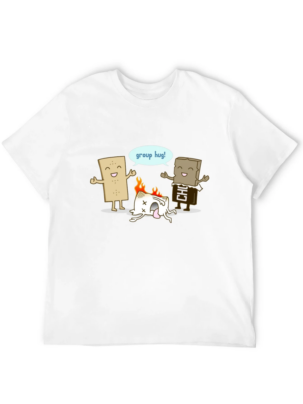 Funny Smores Group Hug Graphic Tee product image 9
