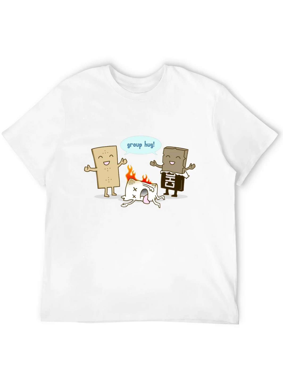 Funny Smores Group Hug Graphic Tee product image 9