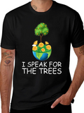 I Speak for the Trees Graphic Tee - Earth Day Shirt product image 1