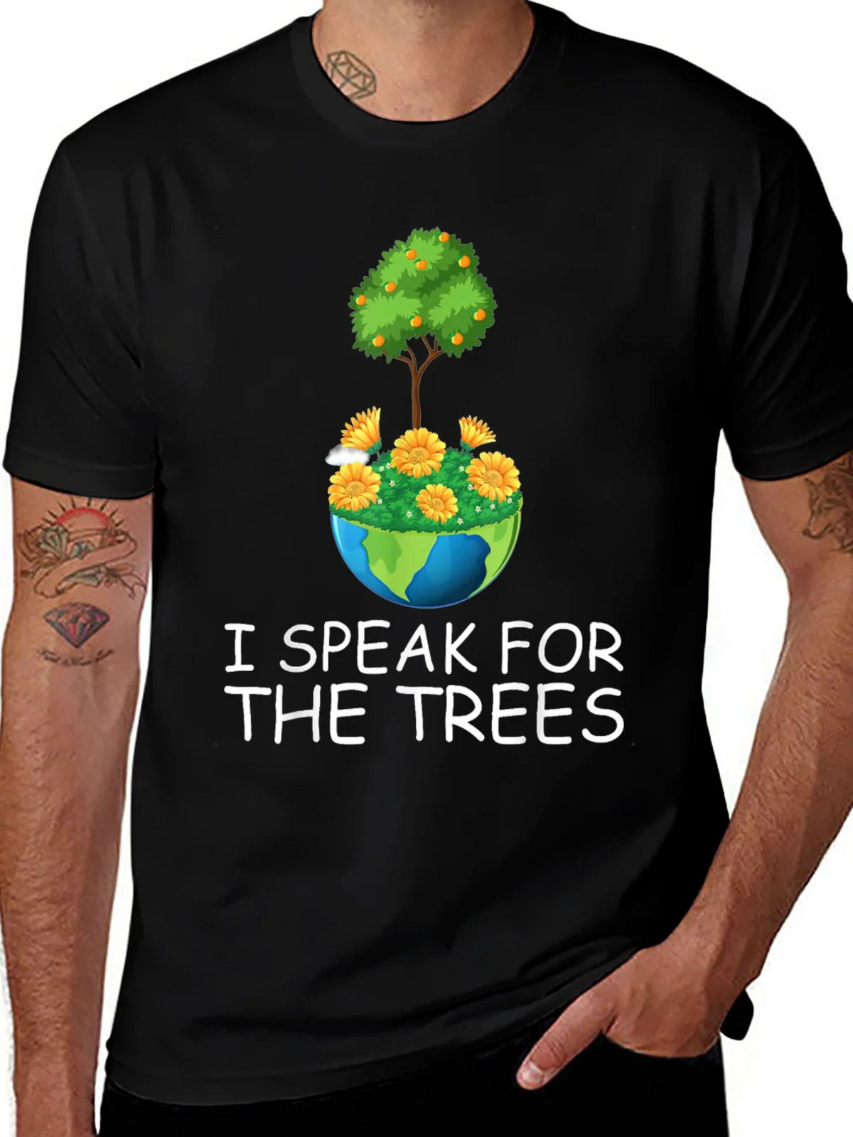 I Speak for the Trees Graphic Tee - Earth Day Shirt product image 1