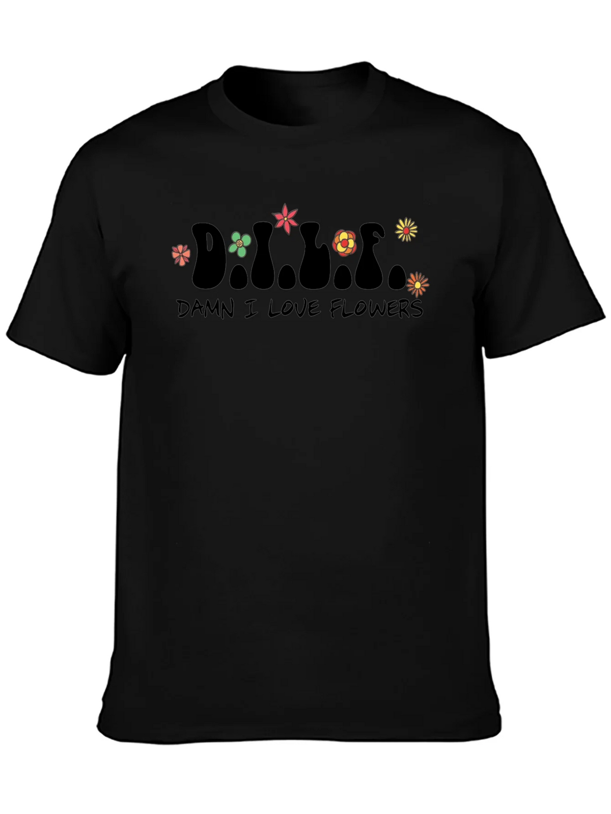 Damn I Love Flowers Graphic T-Shirt - Unisex product image 3
