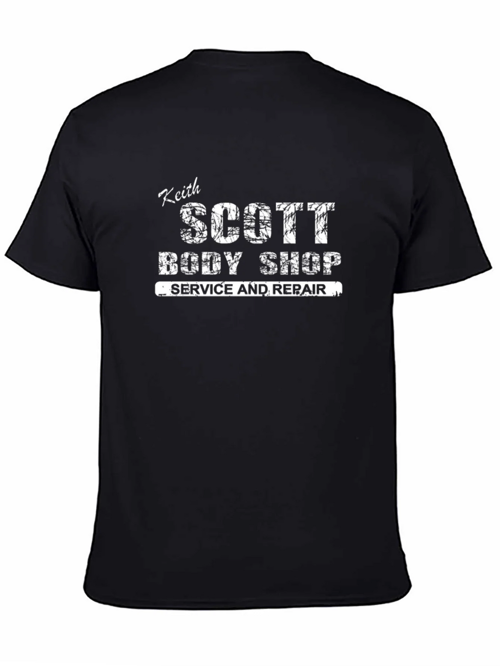 Keith Scott Body Shop Black T-Shirt product image 2
