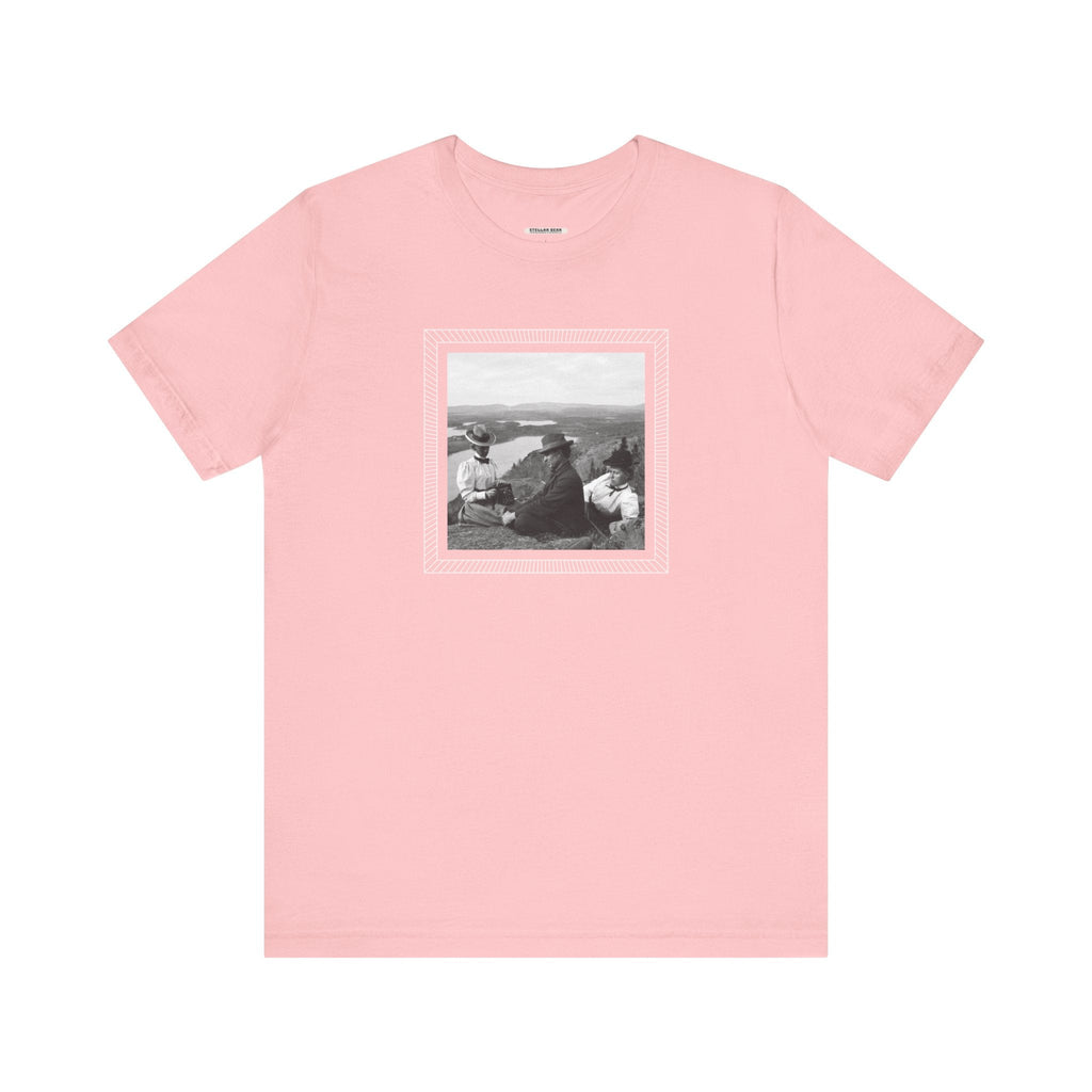 Friends on a Hill with a Camera 1899 Vintage Graphic T-Shirt product image 13
