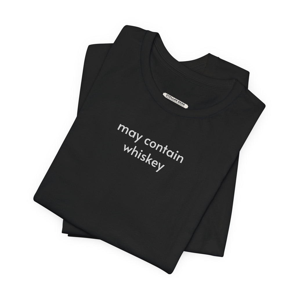 May Contain Whiskey Minimalist Style T-Shirt product image 1