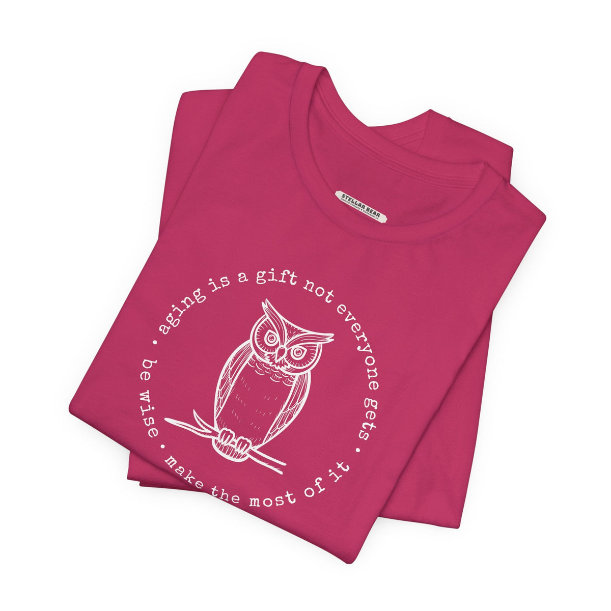 Aging is a Gift Not Everyone Gets, Owl Version Graphic product image 4