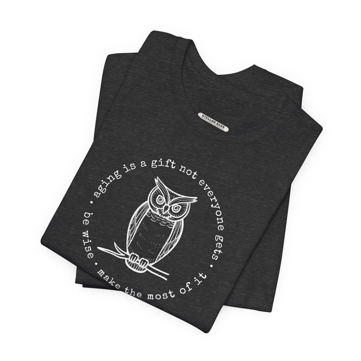 Aging is a Gift Not Everyone Gets, Owl Version Graphic product image 3