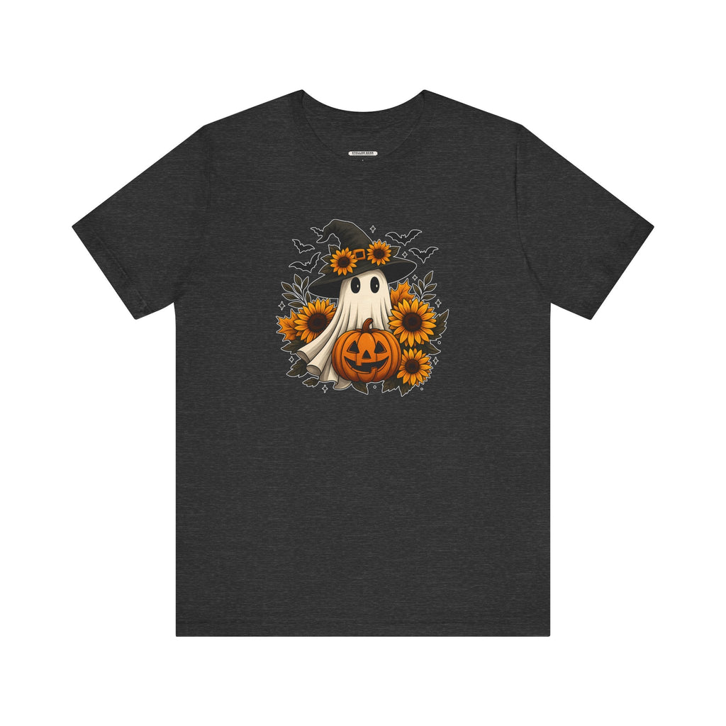 Ghost Witch, Sunflowers &Pumpkin Graphic T-Shirt product image 10