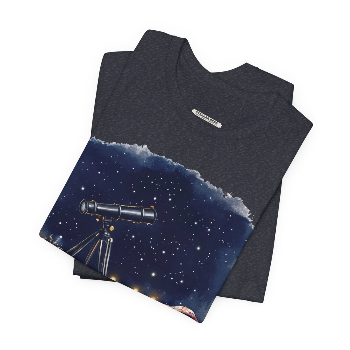 Let's Take a Look Telescope Graphic T-Shirt product image 6