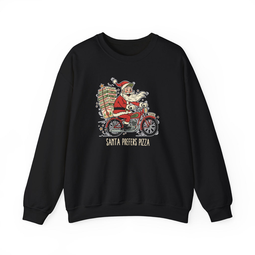 Santa Prefers Pizza Graphic Sweatshirt product image 1