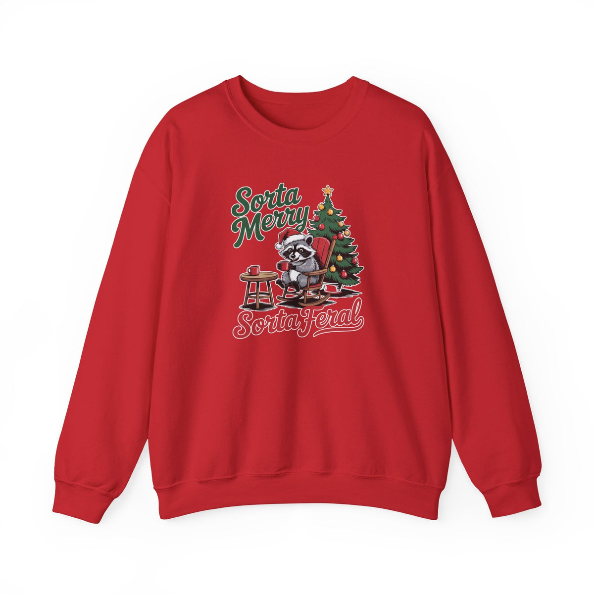 Sorta Merry Feral Graphic Sweatshirt product image 8