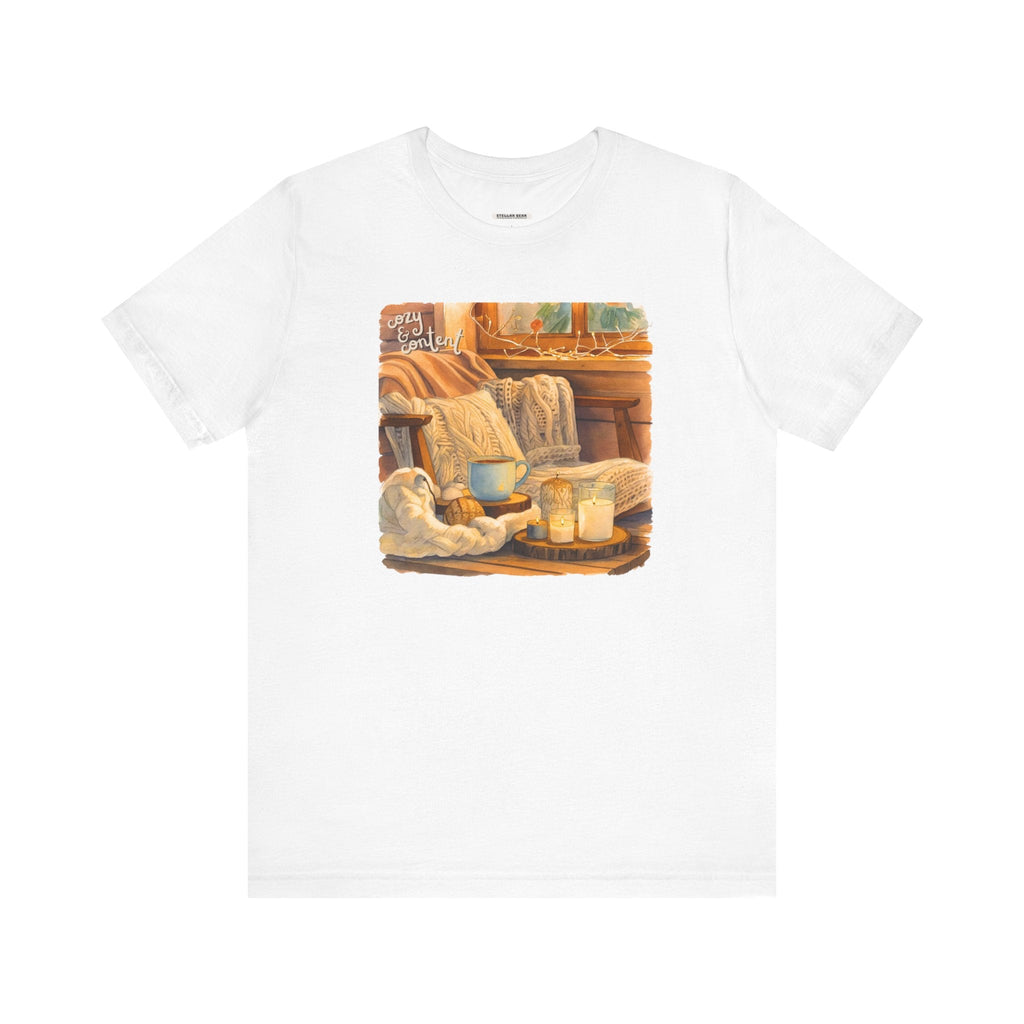 Cozy & Content Graphic T-Shirt product image 9