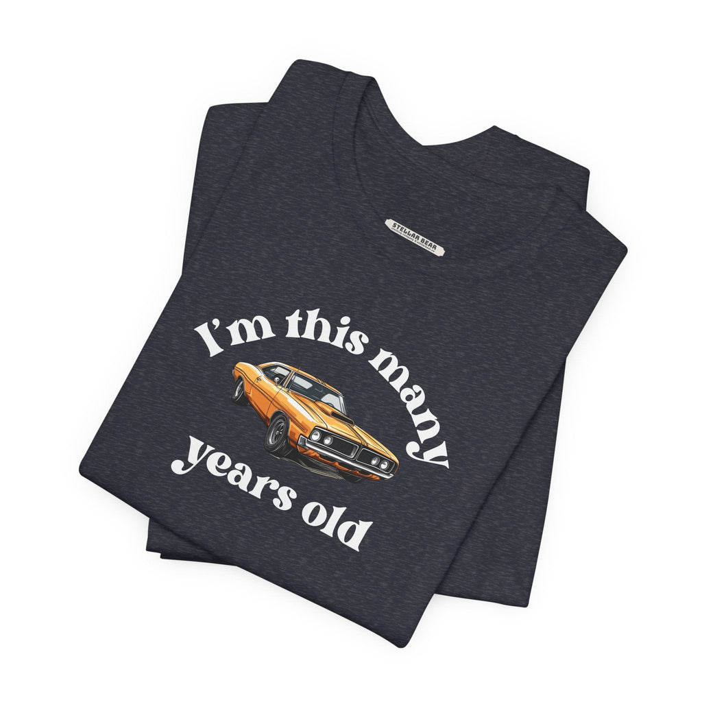 I'm This Many Years Old (Muscle Car) Graphic T-Shirt product image 4