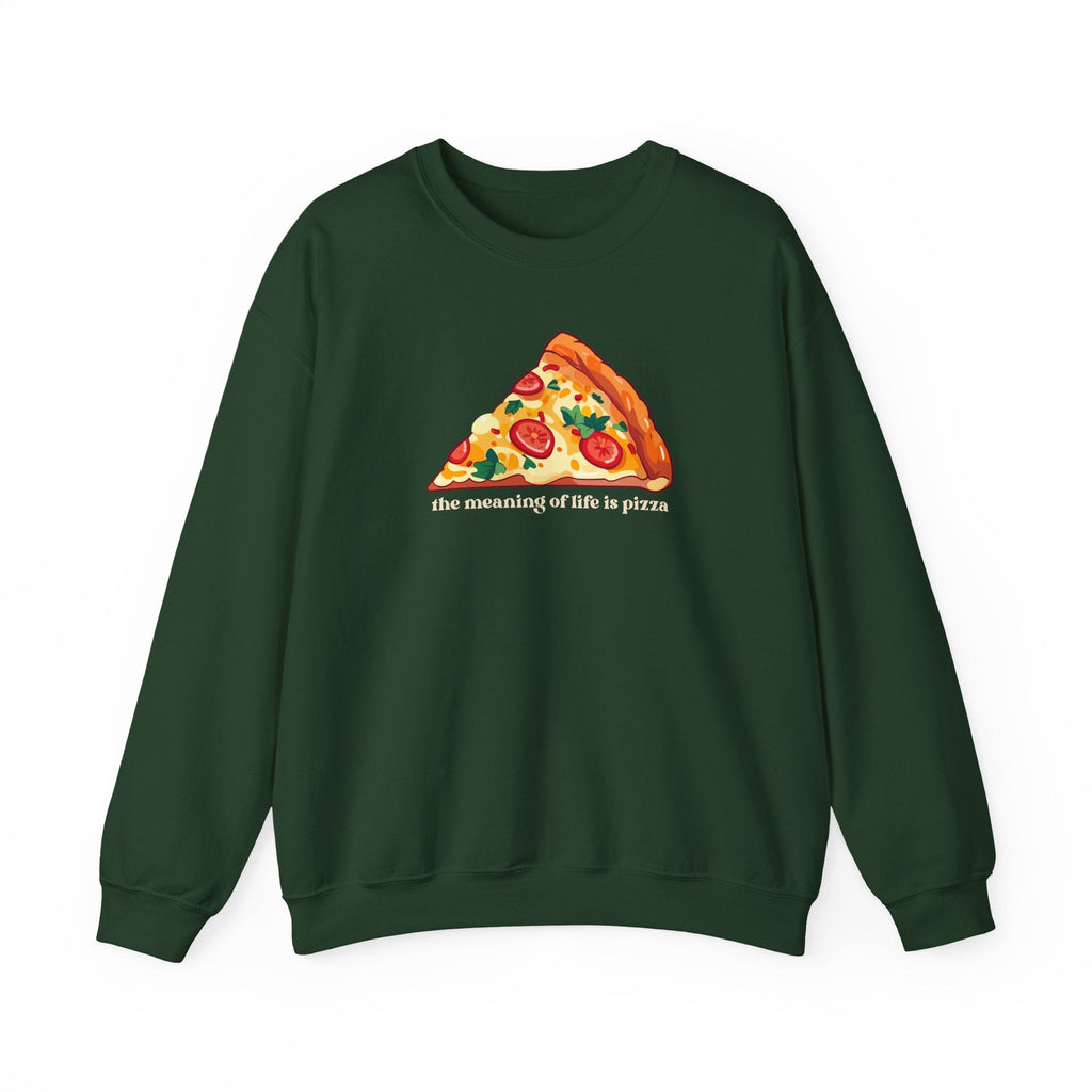 The Meaning of Life is Pizza Graphic Sweatshirt product image 9