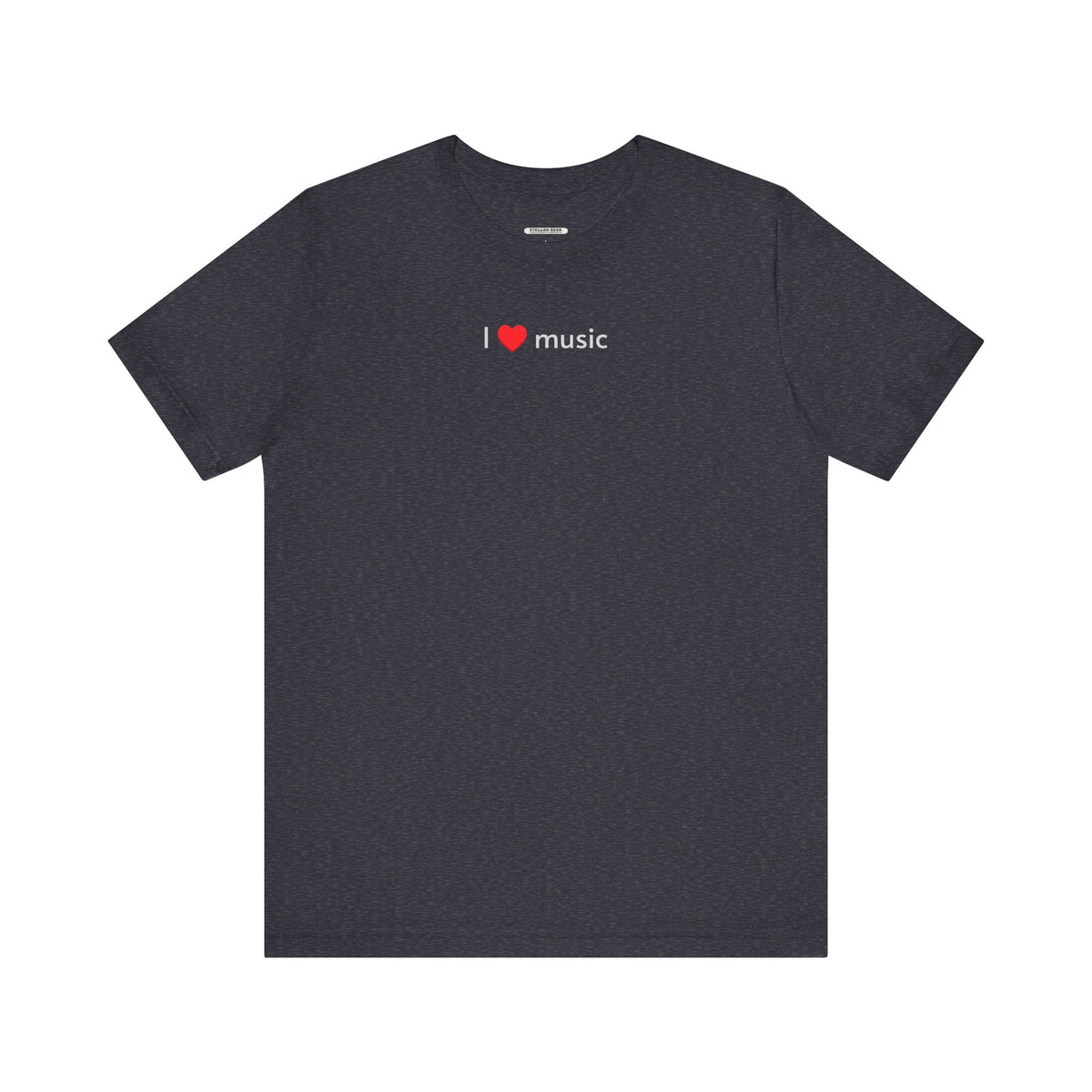 I Love Music Minimalist Style T-Shirt product image 9