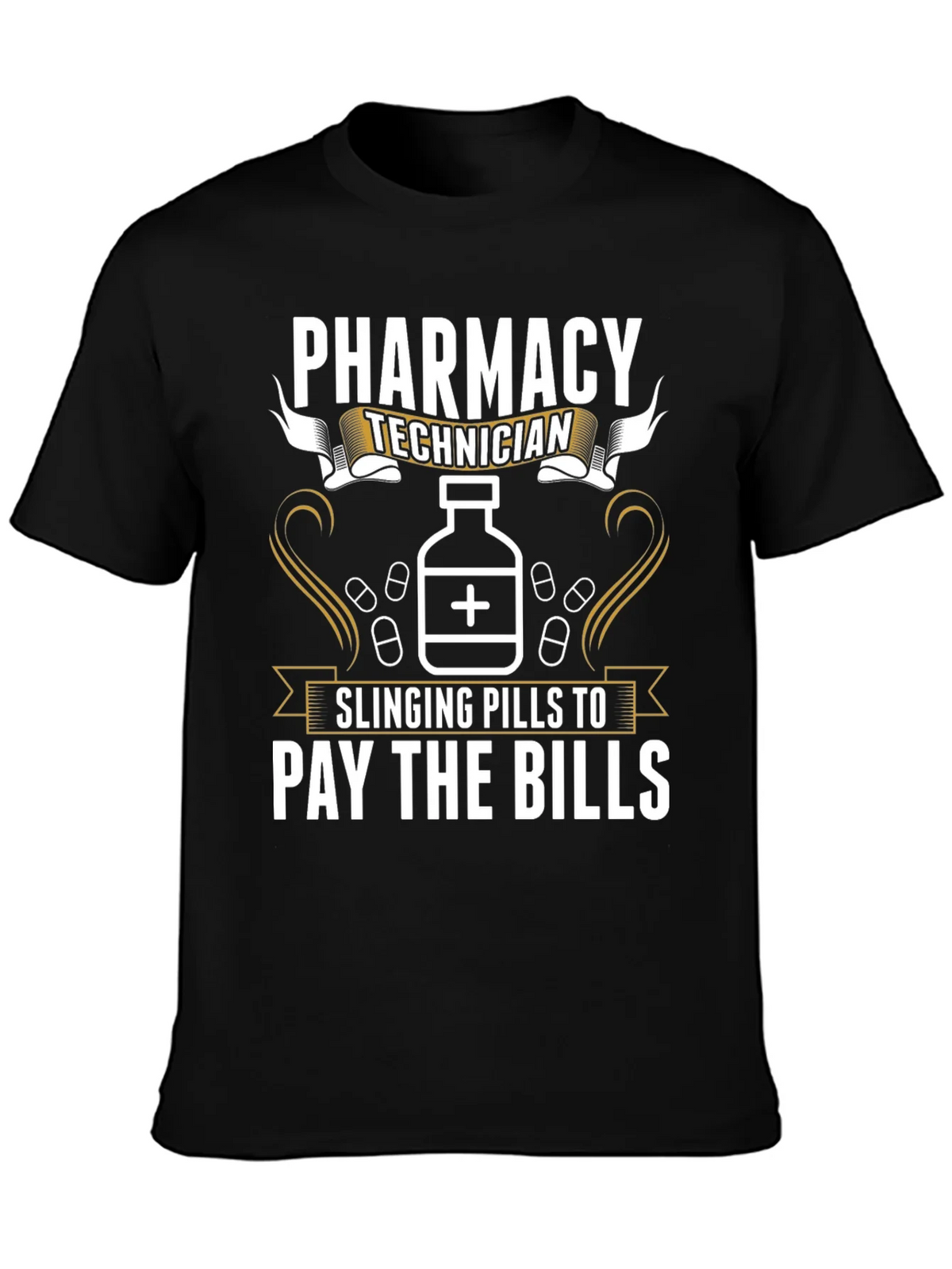Pharmacy Technician T-Shirt: Slinging Pills to Pay the Bills product image 2
