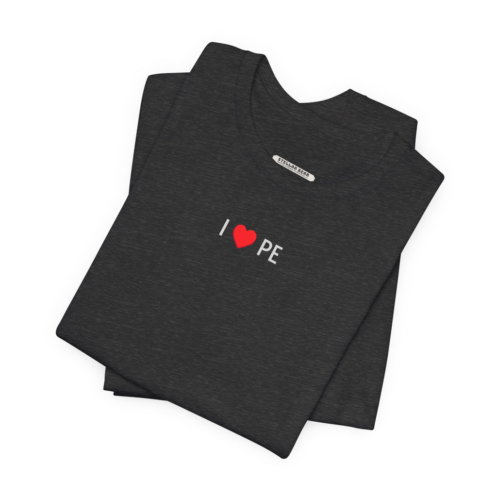 I Love PE Minimalist Style T-Shirt product image 4