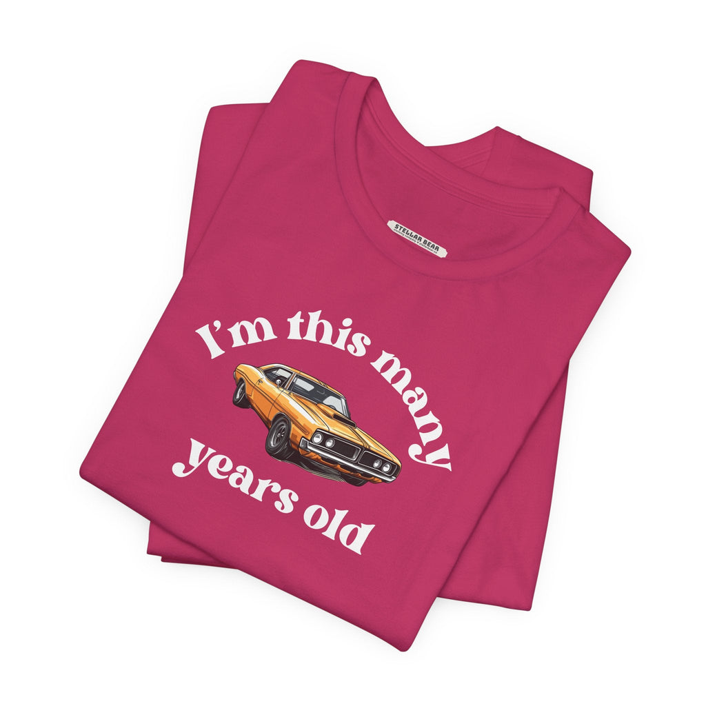 I'm This Many Years Old (Muscle Car) Graphic T-Shirt product image 2