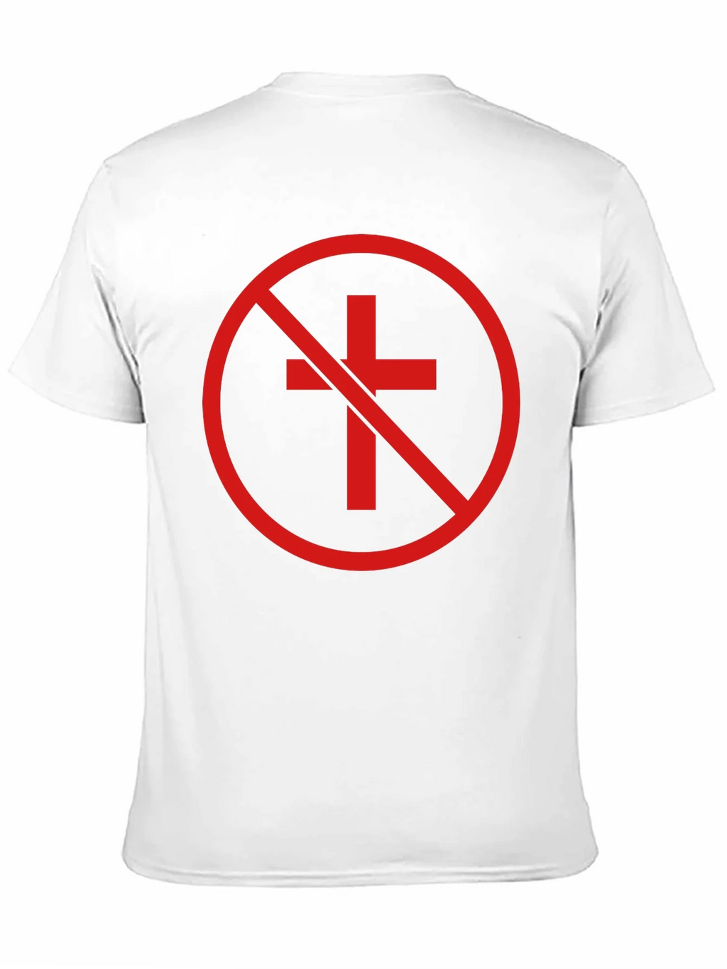 Anti-Christian Cross T-Shirt - Atheist Symbol product image 10