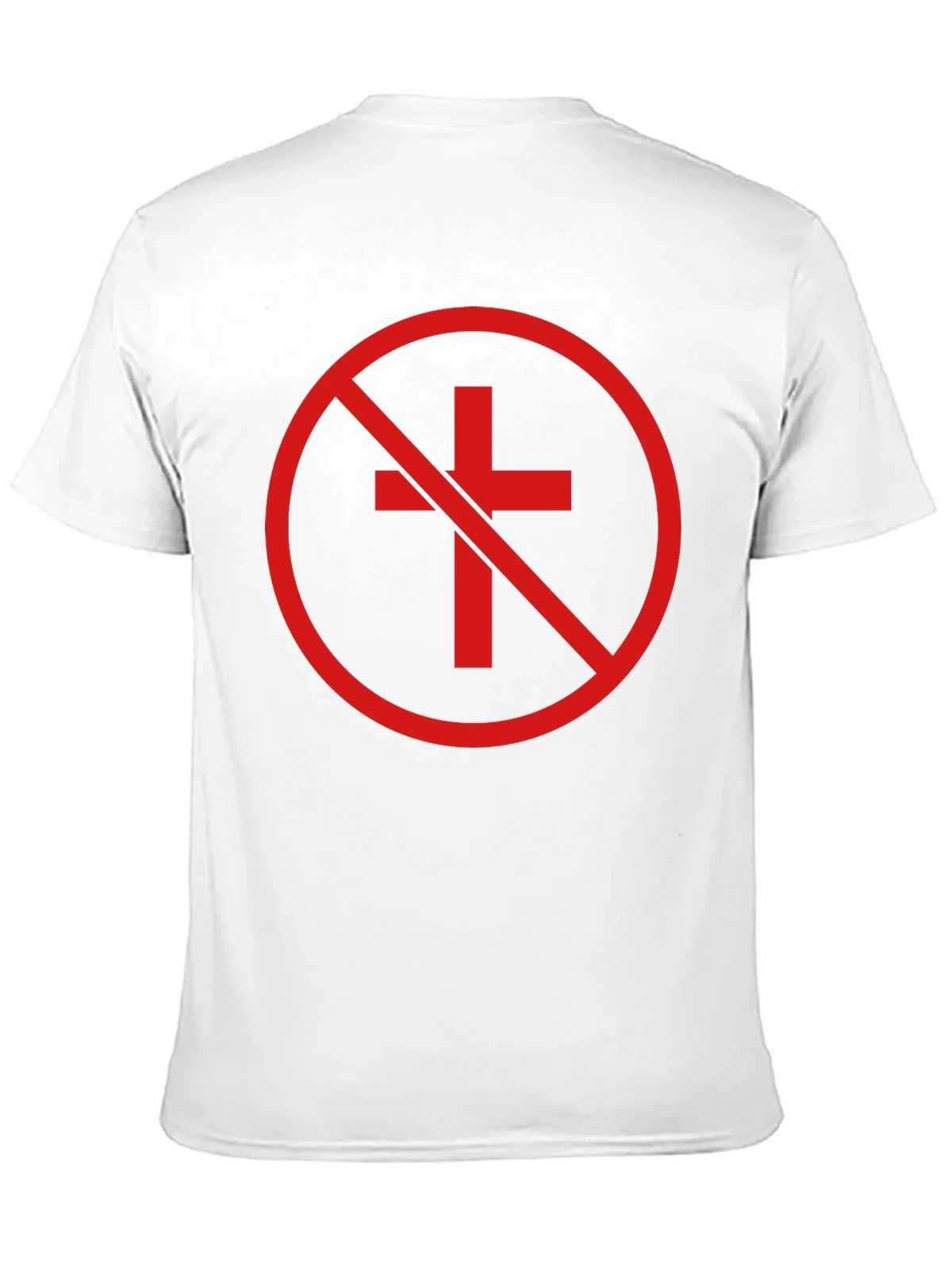 Anti-Christian Cross T-Shirt - Atheist Symbol product image 10