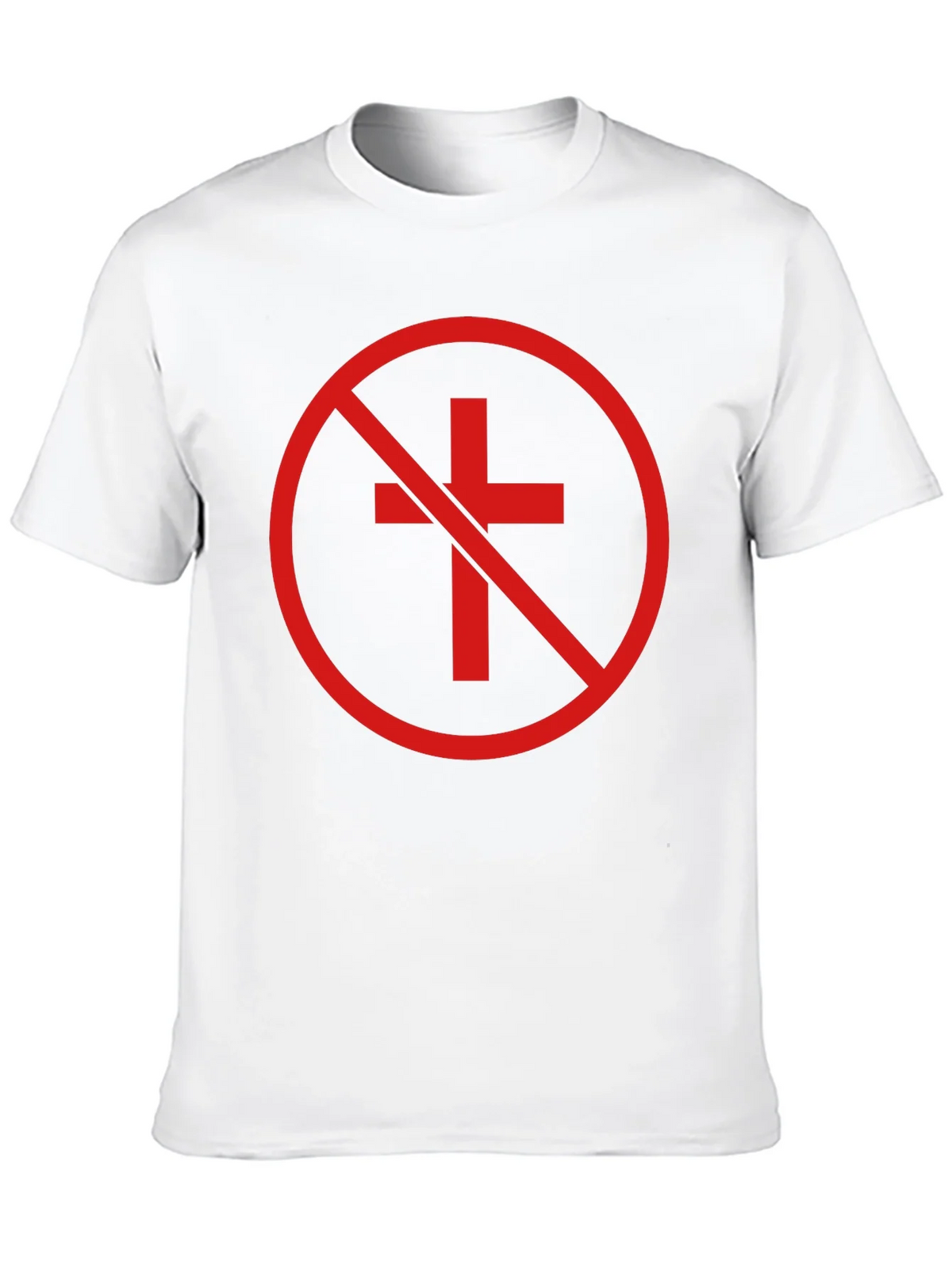 Anti-Christian Cross T-Shirt - Atheist Symbol product image 9