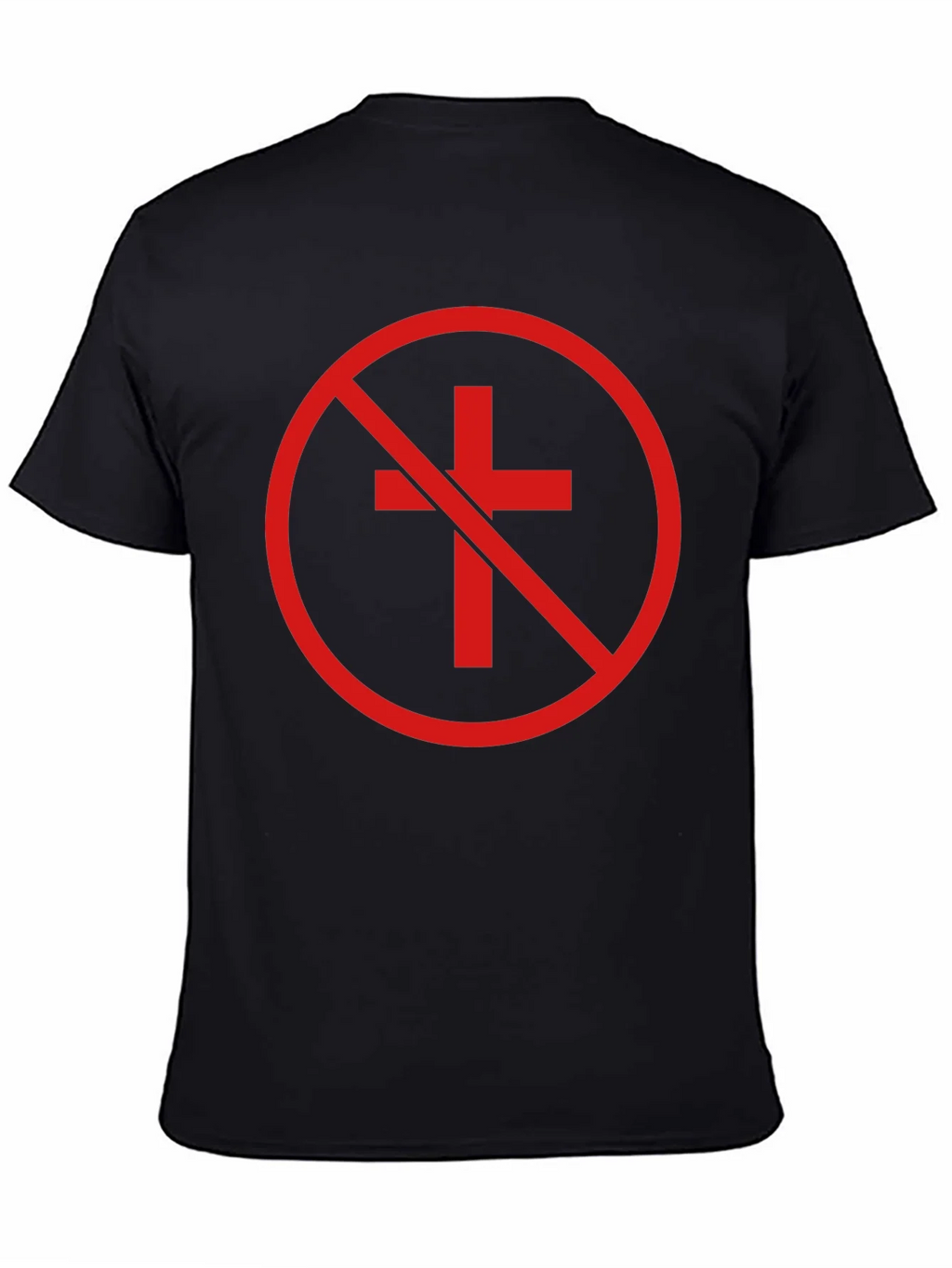 Anti-Christian Cross T-Shirt - Atheist Symbol product image 4