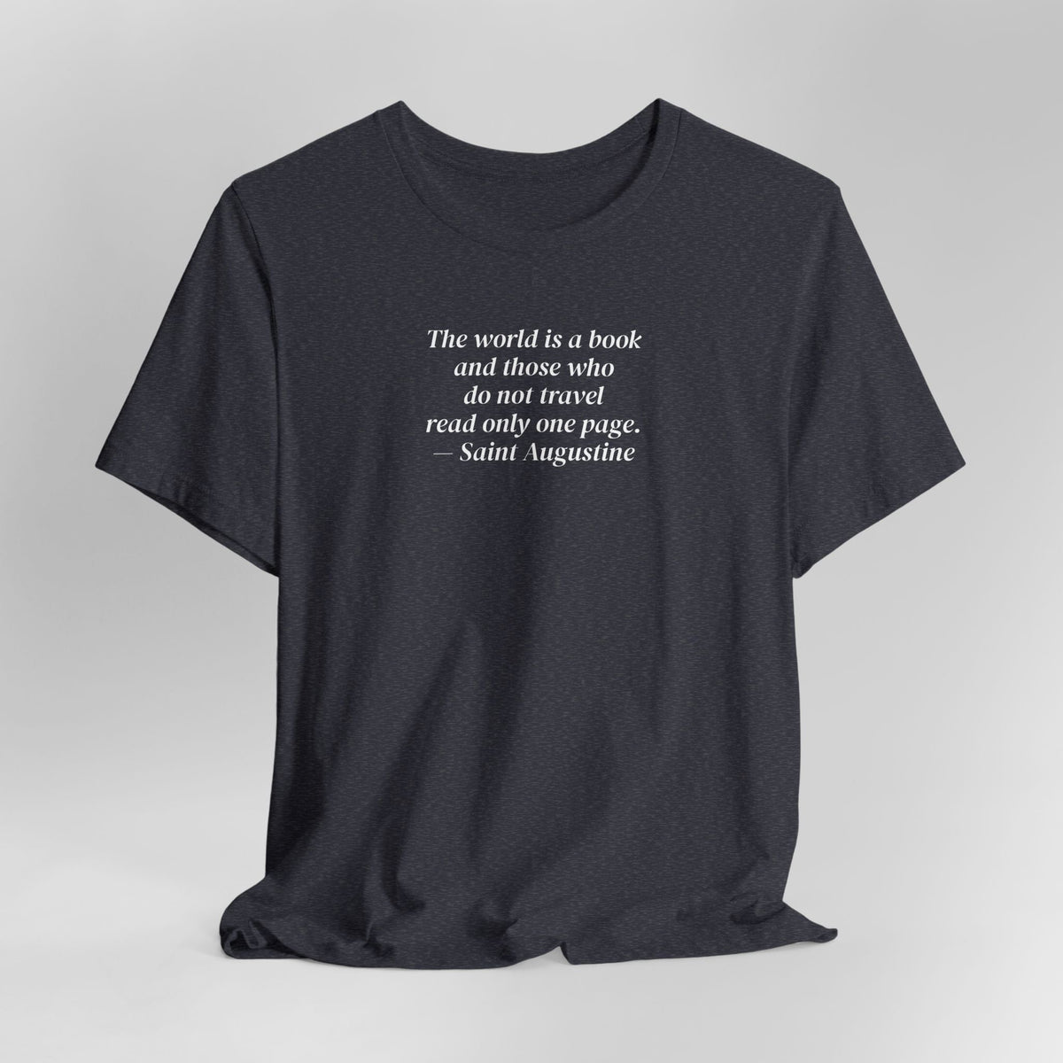 The World is a Book ... Travel Minimalist Style T-Shirt product image 14