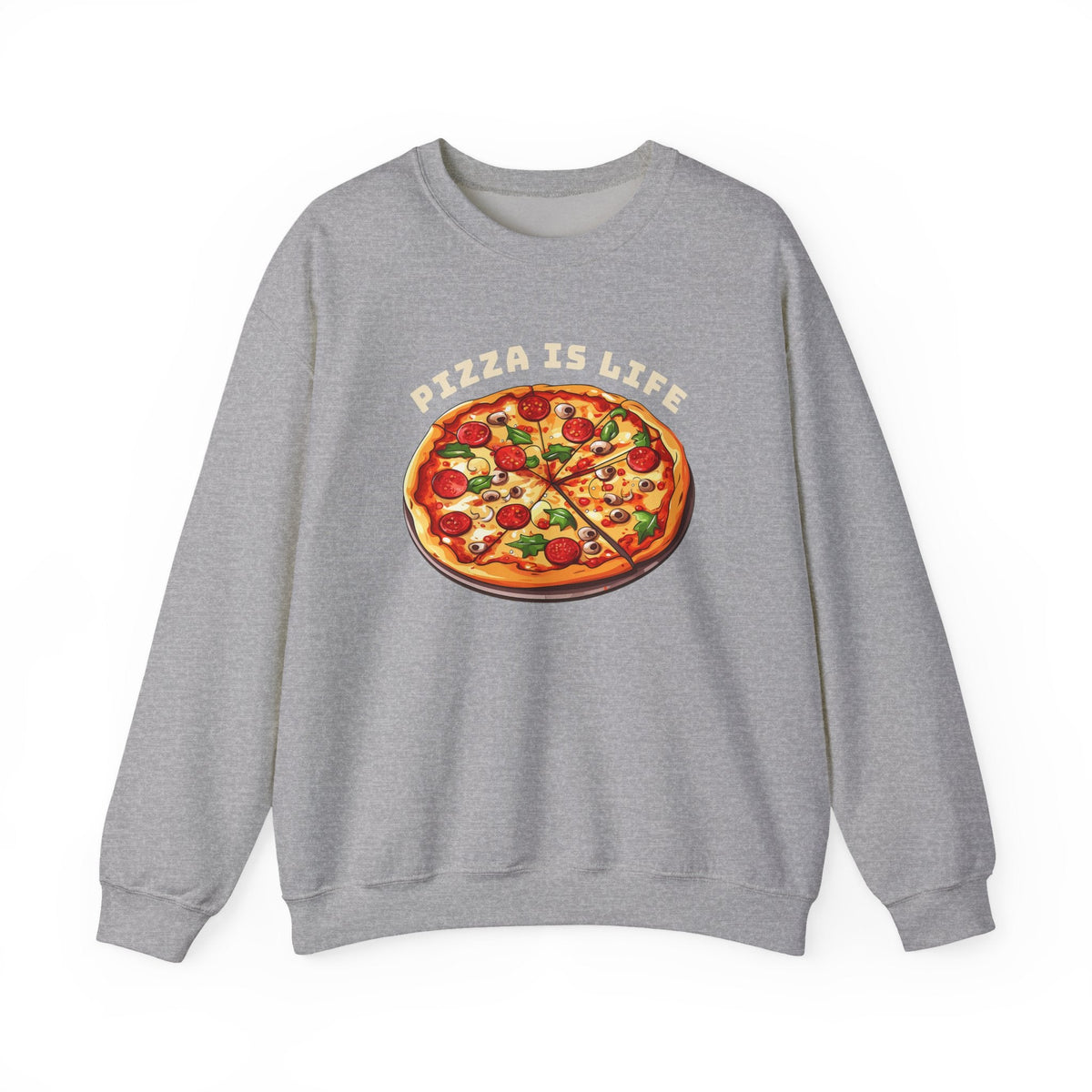 Pizza is Life Graphic Sweatshirt product image 5