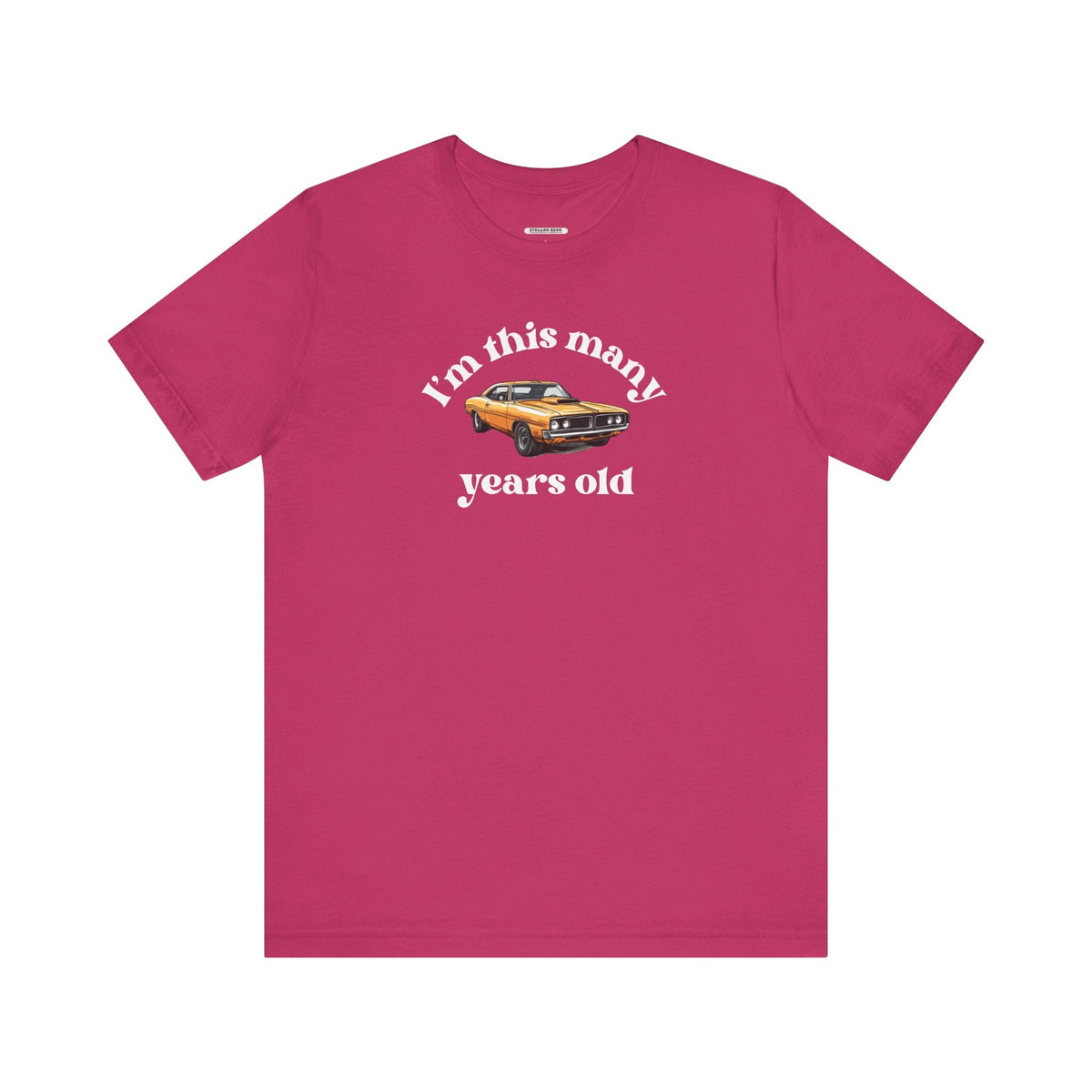 I'm This Many Years Old (Muscle Car) Graphic T-Shirt product image 8