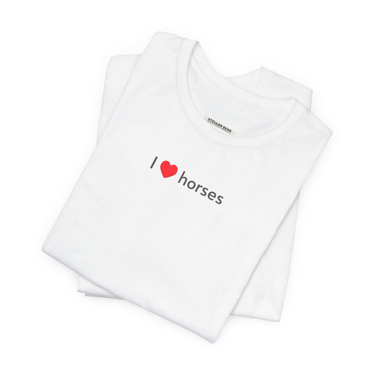 I Love Horses Minimalist Style T-Shirt product image 14