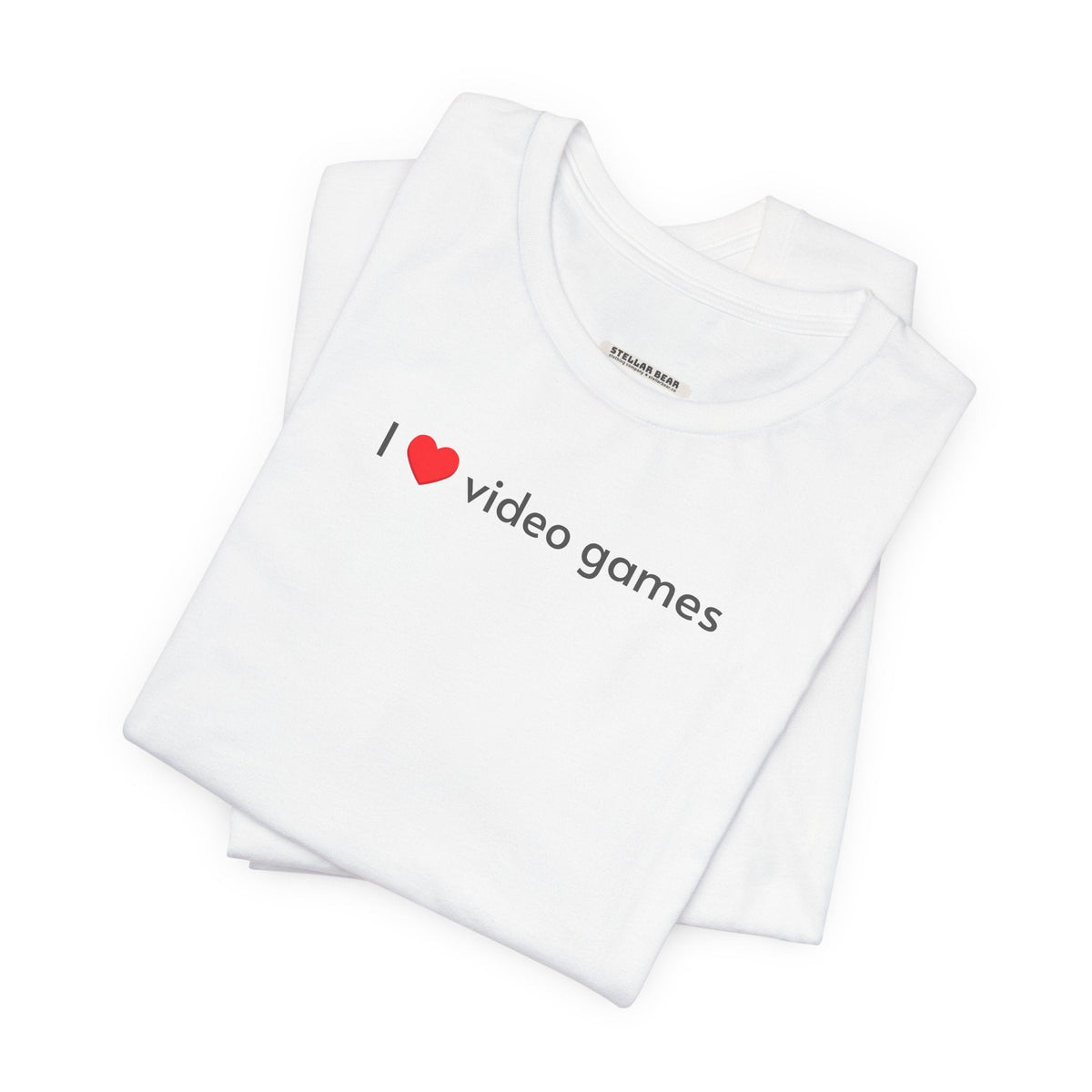 I Love Video Games Minimalist Style T-Shirt product image 2