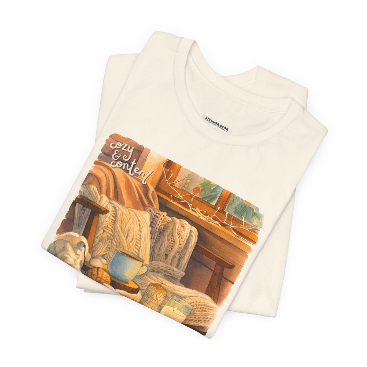Cozy & Content Graphic T-Shirt product image 2