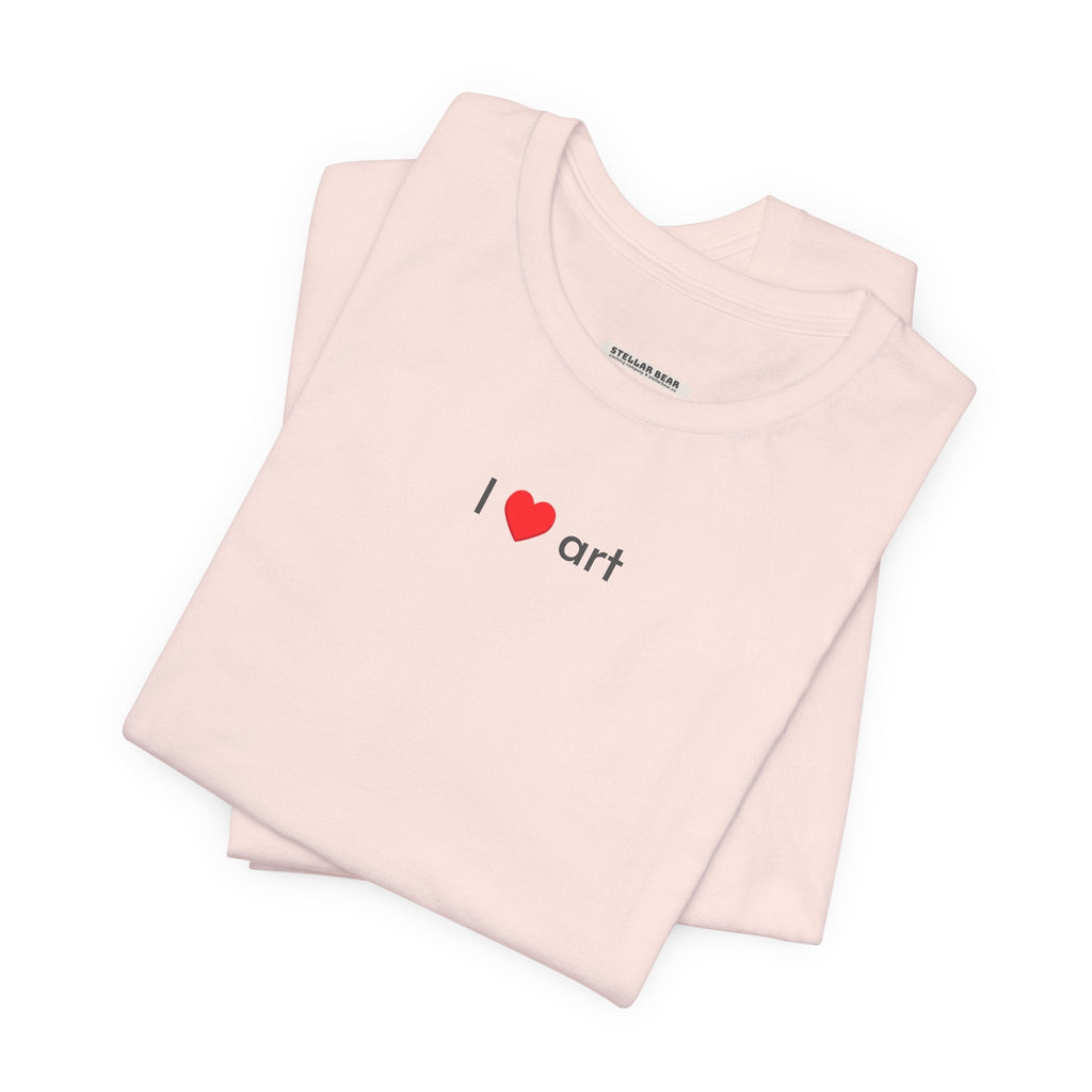 I Love Art Minimalist Style T-Shirt product image 5