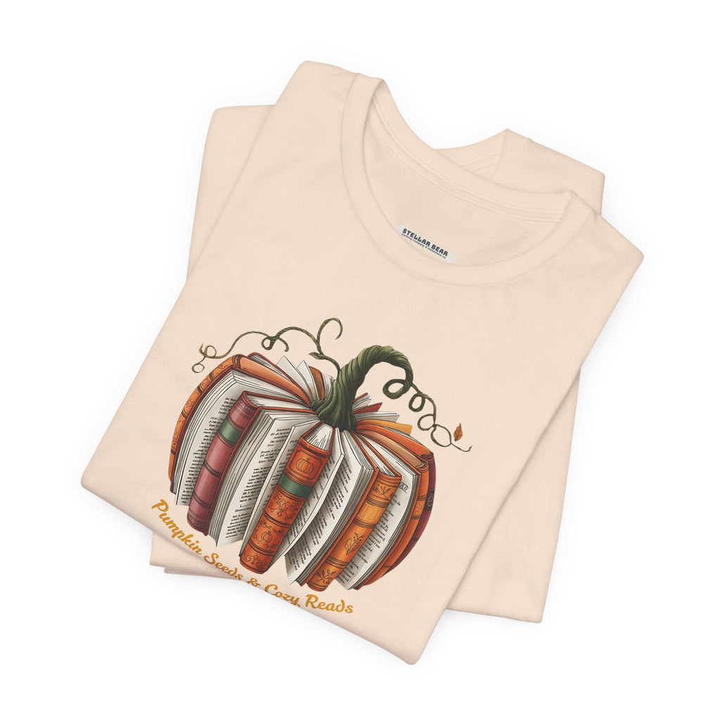 Pumpkin Seeds and Cozy Reads Graphic T-Shirt product image 1