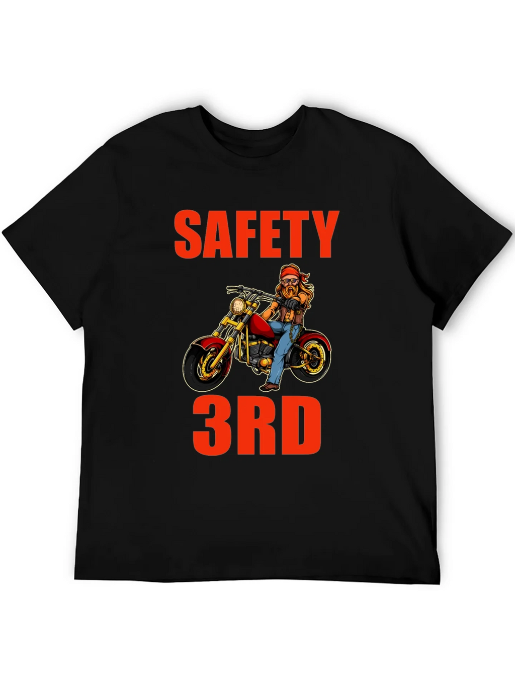Safety 3rd Motorcycle T-Shirt - Funny Biker Tee product image 4