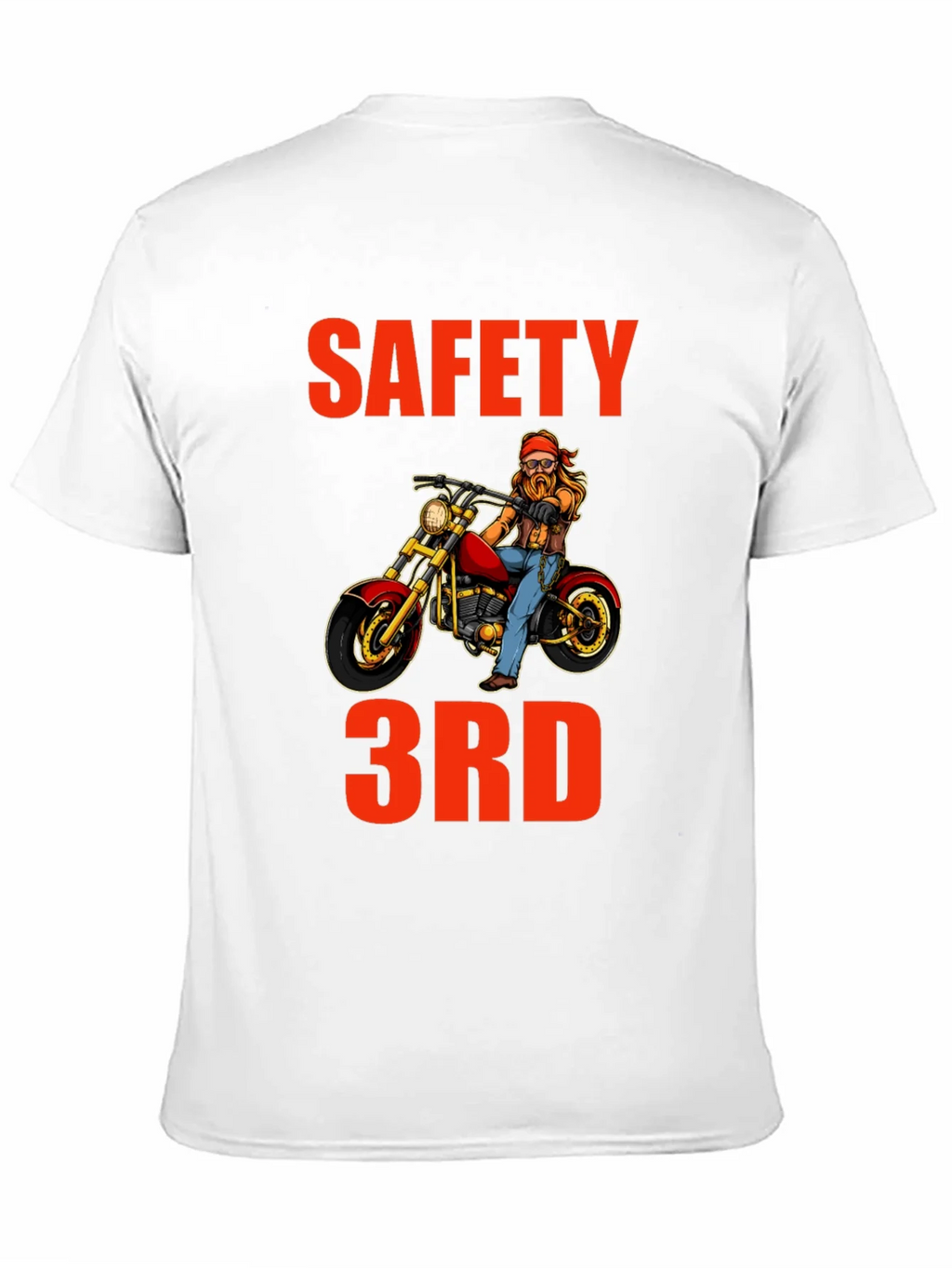 Safety 3rd Motorcycle T-Shirt - Funny Biker Tee product image 9