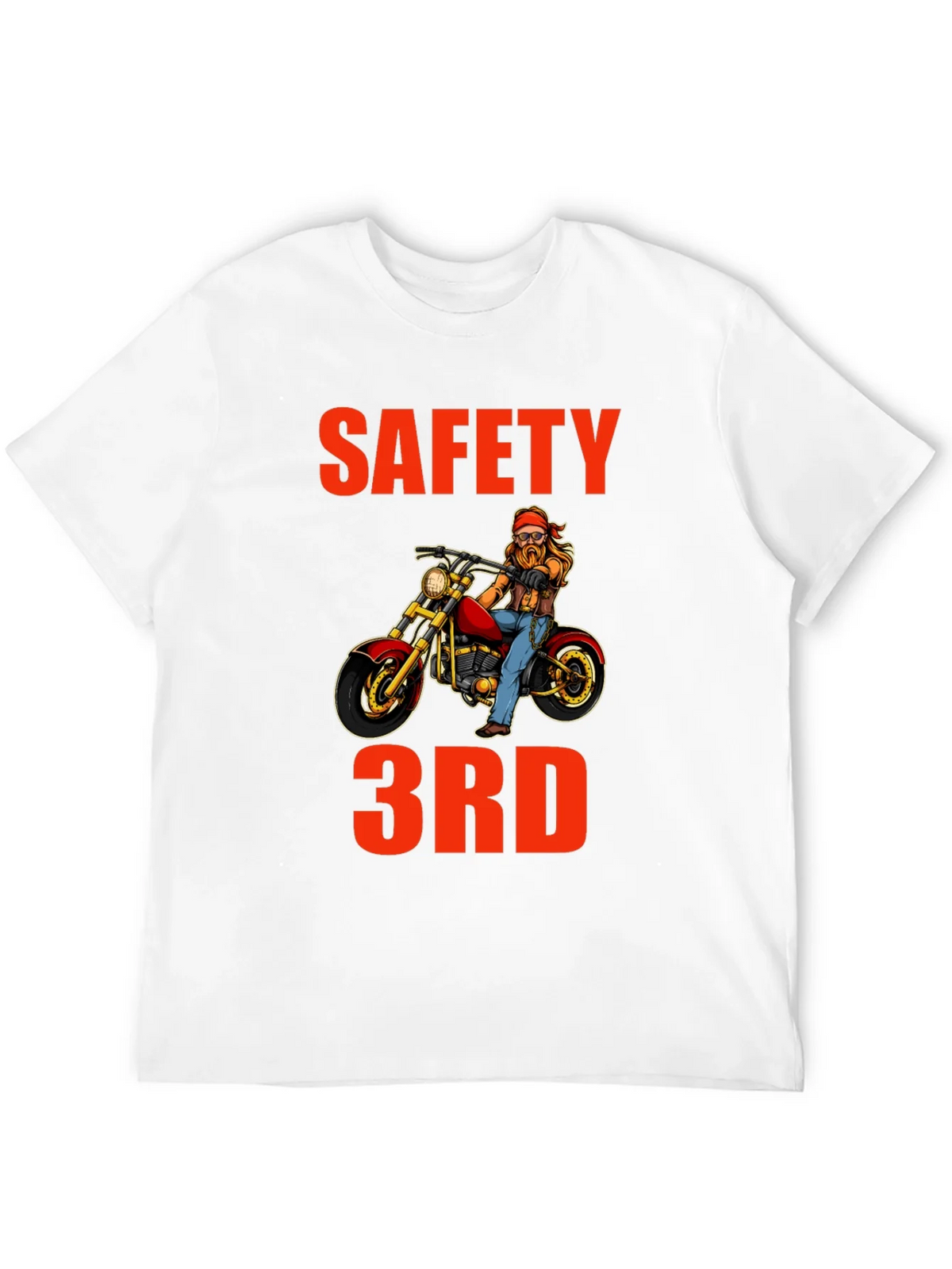Safety 3rd Motorcycle T-Shirt - Funny Biker Tee product image 10